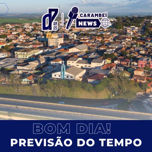 Veja a previsão do tempo para Carambeí nesta quinta-feira
