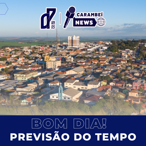Veja a previsão do tempo para Carambeí nesta sexta-feira