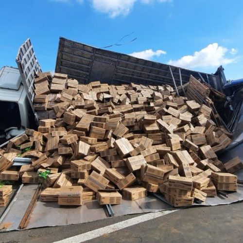 11 pessoas ficam feridas em acidente na PR-151