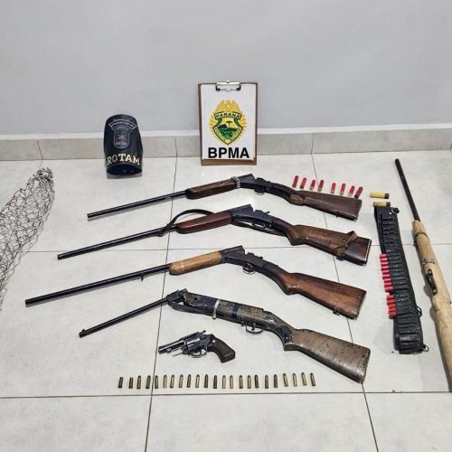 Dois homens são presos com armas e munições em operação policial na região&nbsp;
