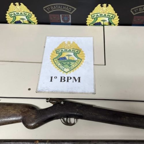 Denúncia de violência doméstica termina com prisão e apreensão de arma