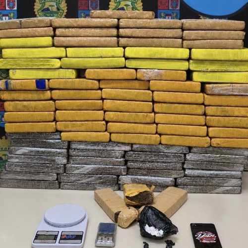 Polícia apreende mais de 58 kg de drogas e prende homem na região