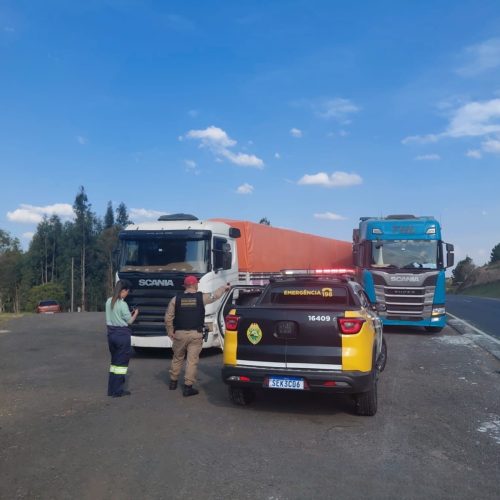 PRF prende caminhoneiro por embriaguez ao volante na PR-151