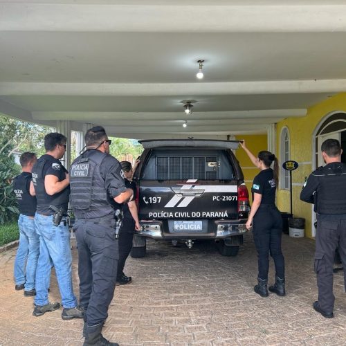 Polícia Civil de Carambeí cumpre mandado de prisão preventiva contra investigado por estupro de vulnerável