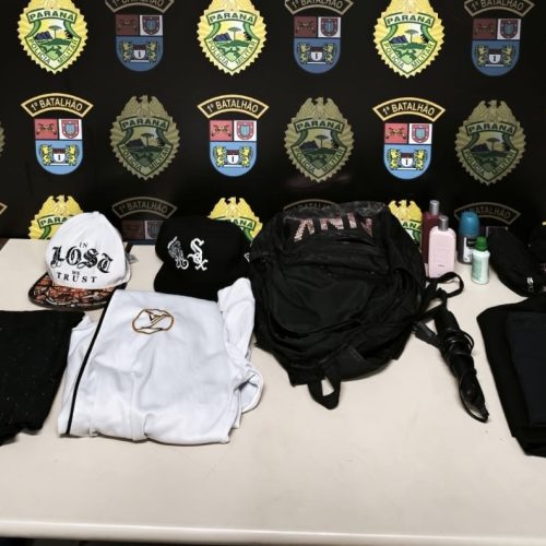 Evasão e roubo são interrompidos pela Polícia Militar na região