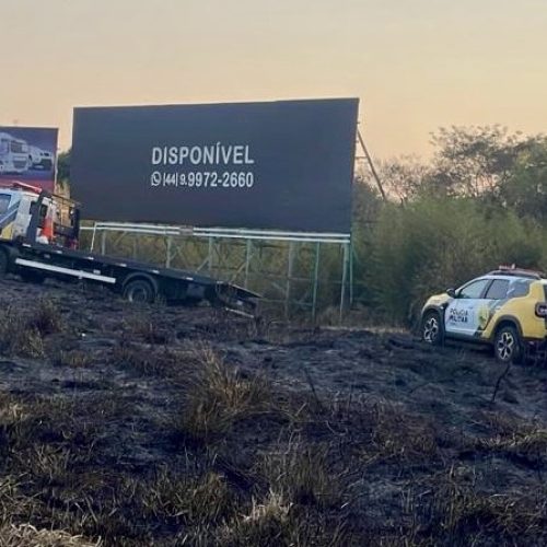 Caminhonete furtada em Carambeí é recuperada sem rodas e bateria