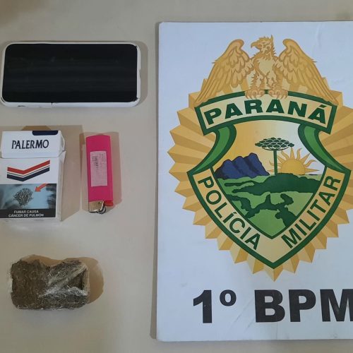 Polícia Militar prende homem por tráfico de drogas em Carambeí
