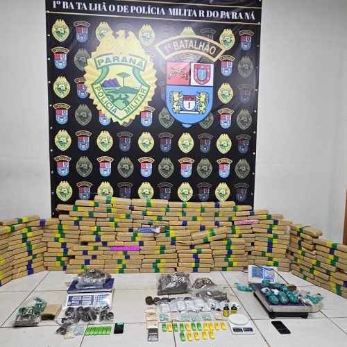 CHOQUE apreende mais de 170 quilos de drogas e prende três pessoas