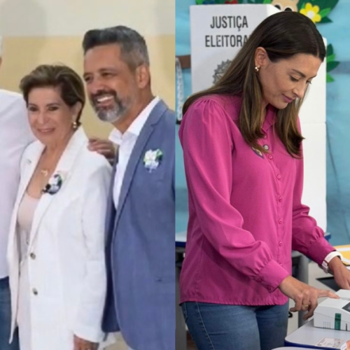 Elizabeth Schmidt e Mabel Canto registram votos no segundo turno em Ponta Grossa