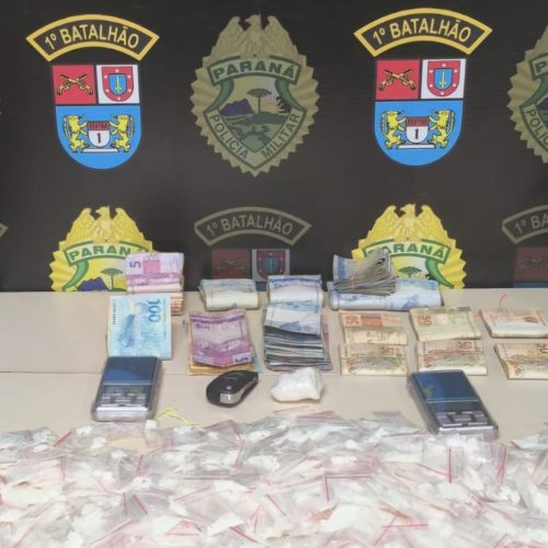 Polícia Militar apreende drogas e detém suspeito de tráfico na região