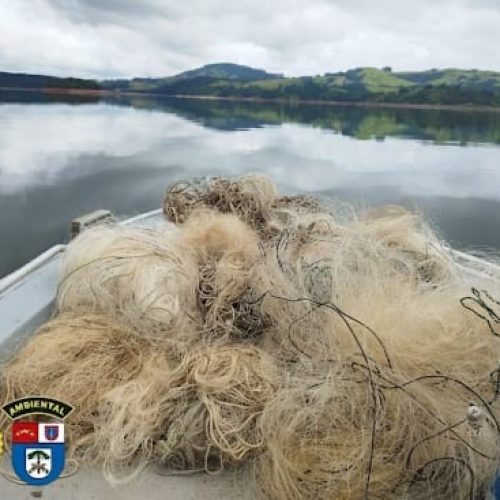 Polícia Ambiental apreende 620 metros de redes em represa&nbsp;na região