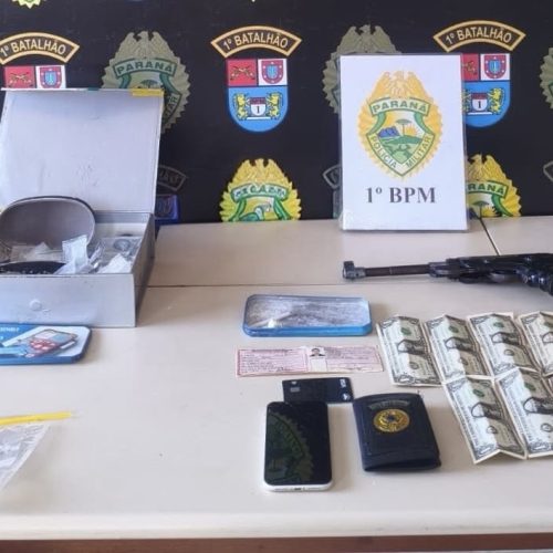 Ação rápida da PM resulta em prisão por disparo de arma de fogo