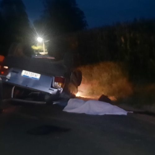 Jovem morre após capotamento na estrada do Catanduvas, em Carambeí