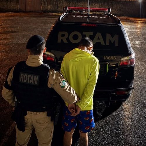 ROTAM cumpre mandado de prisão durante Operação Cidade Segura na região