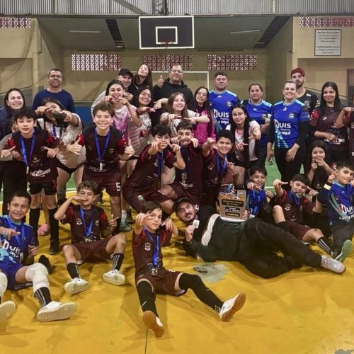 Carambeí conquista título do Desafio AMCG de Futsal na categoria Sub-13 Masculino