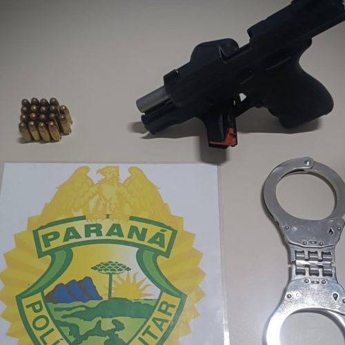 PM apreende pistola com munições durante Operação Cidade Segura
