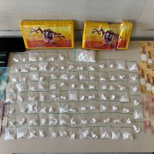 Polícia Militar apreende mais de 1,8 kg de cocaína&nbsp;na região
