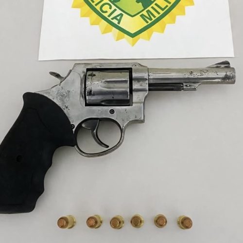 Polícia Militar apreende revólver e prende suspeito durante ação na região