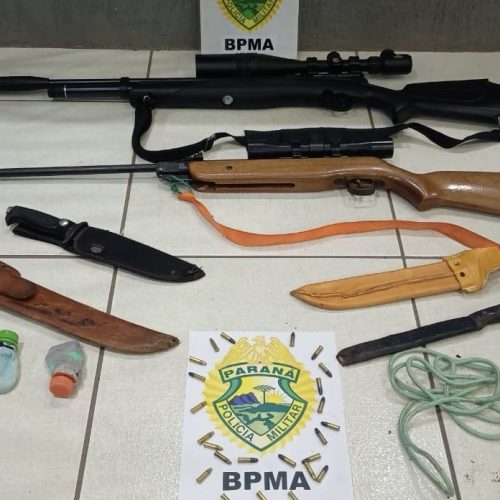 Polícia Ambiental prende homem por porte ilegal de arma de fogo na região