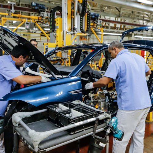 São José dos Pinhais, 21 de março de 2024 - Montadora de automóveis Volkswagen, em São José dos Pinhais, Região Metropolitana de Curitiba (RMC).