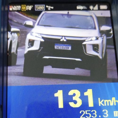 Radar flagra veículo a mais de 130 km/h na PR-151 entre Ponta Grossa e Carambeí