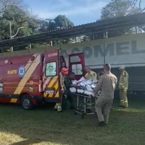 Homem fica ferido no PR, após pneu de caminhão explodir na calibragem