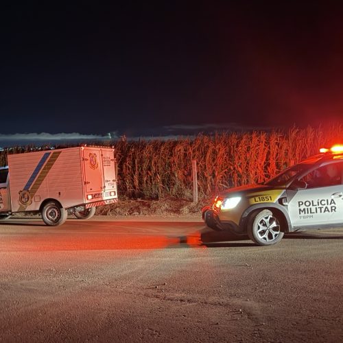 EXCLUSIVO – Corpo é localizado na Estrada do Areião, em Carambeí