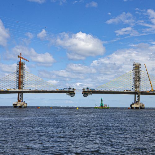 Reta final: veja como vai funcionar o encontro da parte estaiada da Ponte de Guaratuba