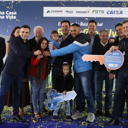 Com entrega de 275 casas, Estado conclui bairro planejado em Ponta Grossa