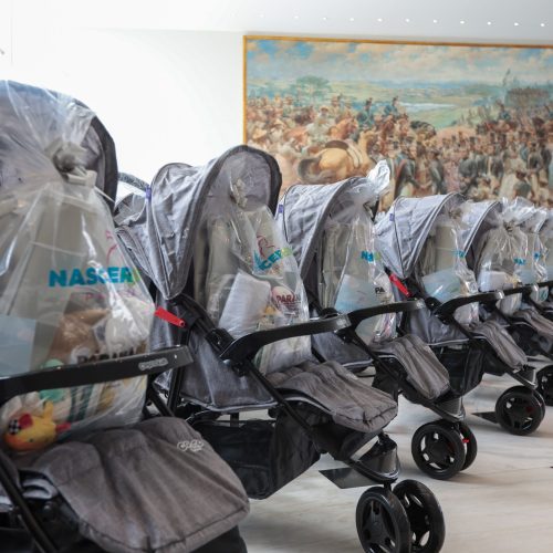 Programa inédito do Paraná distribuirá 10 mil kits com carrinhos para mães e bebês