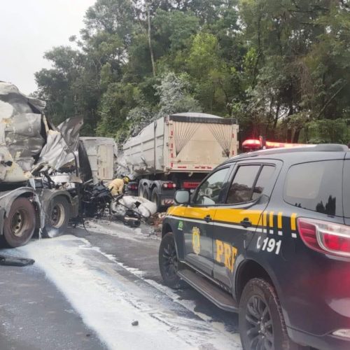Caminhoneiro da região morre em grave acidente