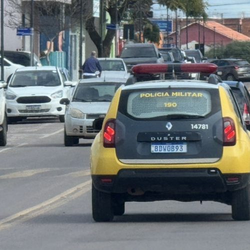 PM cumpre mandado de prisão por tráfico de drogas em Carambeí