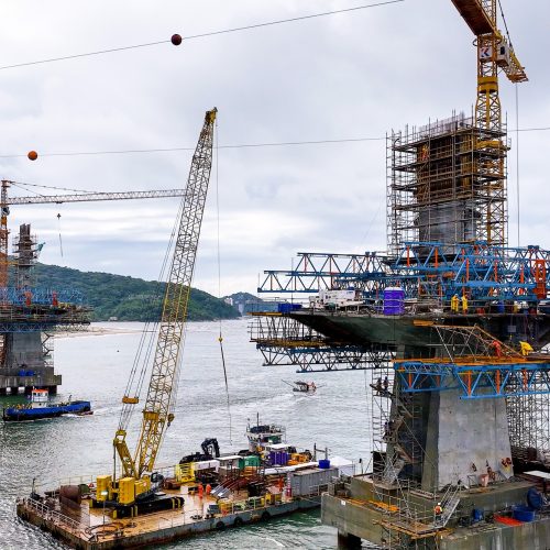 Obras da Ponte de Guaratuba chegam a 65% com destaque para avanço do trecho estaiado