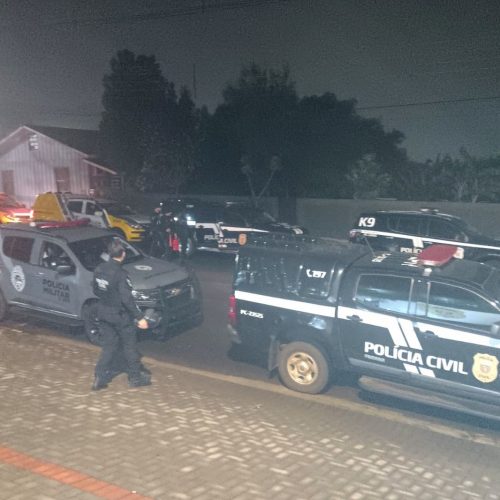 PCPR e PMPR prendem sete pessoas em operação contra o tráfico&nbsp;no PR