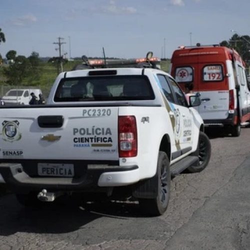 Pedestre morre atropelado por caminhão bitrem na BR-376 em Ponta Grossa