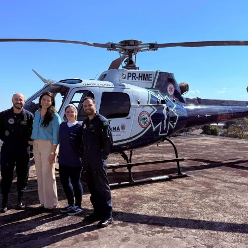 Com estrutura reforçada, hospital salva bebê após transporte aeromédico