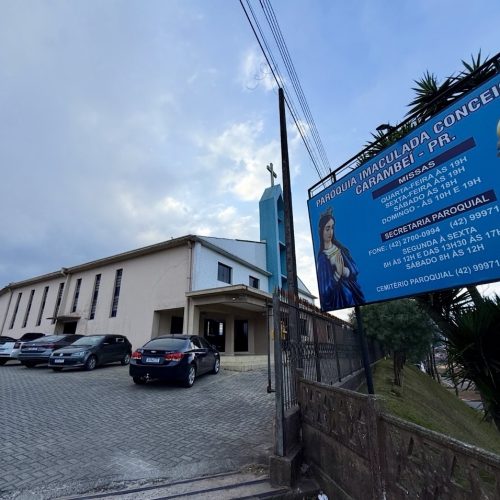 Paróquia Imaculada Conceição divulga horários da Quarta-feira de Cinzas em Carambeí