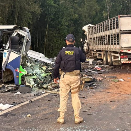 Caminhão que saiu de Carambeí se envolve em acidente com 22 mortos