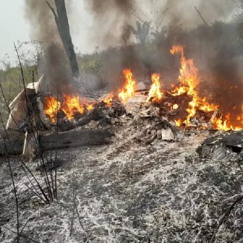 Avião caiu hoje em MT; acidente deixa cinco vítimas fatais