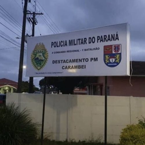 Após ônibus incendiado, criminosos tentam intimidar comerciantes em Carambeí