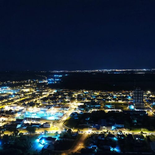Troca de lâmpadas por iluminação LED torna Carambeí mais segura
