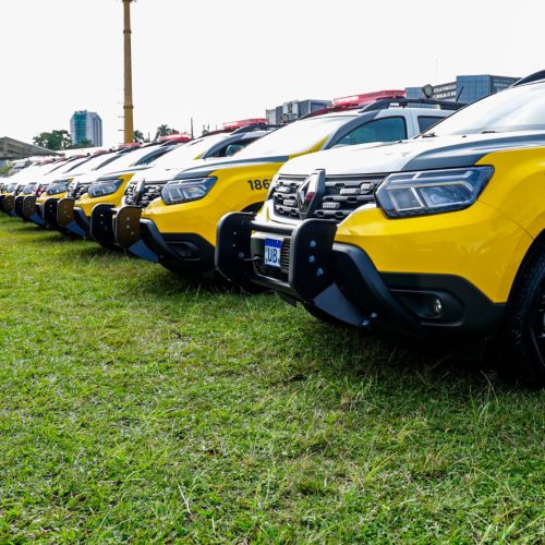 Estado entrega 55 novas viaturas para reforçar segurança nos Campos Gerais&nbsp;