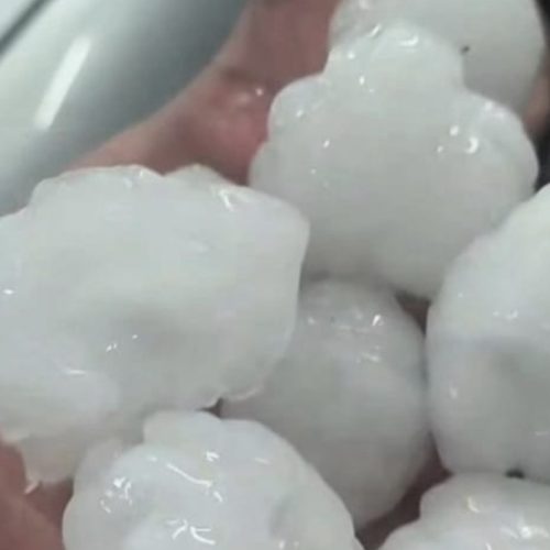 Granizo de 100g e ventos de 95 km/h: Defesa Civil prepara ajuda a municípios afetados