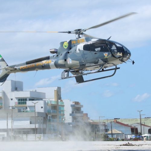 Comando de Aviação da PMPR reforça regras e alerta sobre uso de drones em áreas com operações