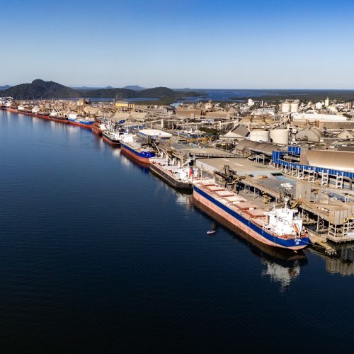 Portos do Paraná bate recorde de movimentação de cargas no 1º semestre de 2025