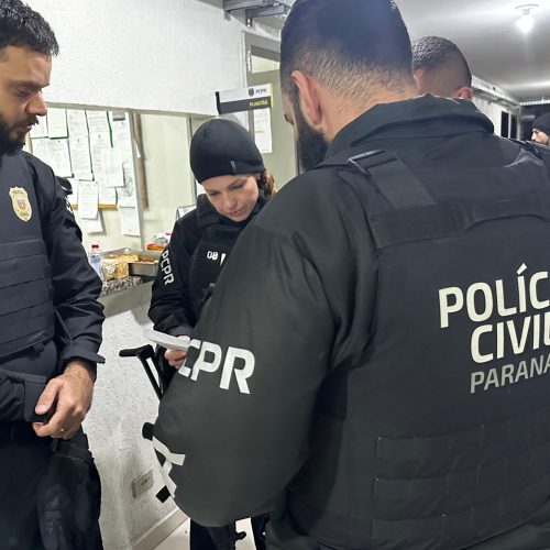 PCPR deflagra operação contra suspeitos de nove furtos e roubos de veículos no PR