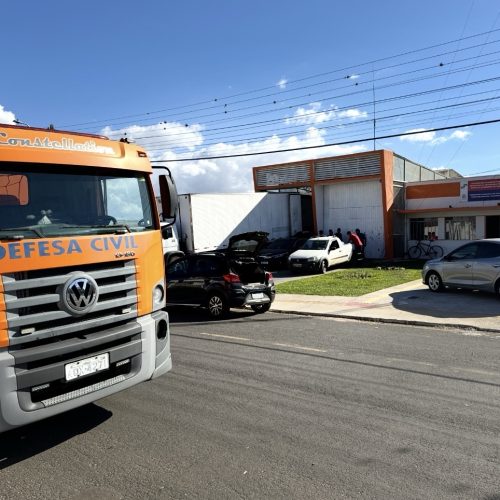 Bombeiro Comunitário de Carambeí recebe doações para vítimas do tornado