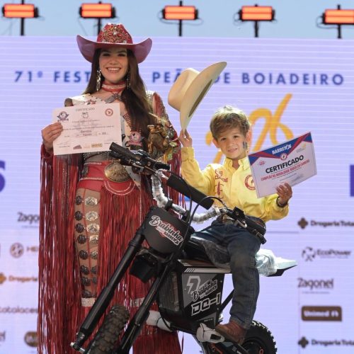 Aos 6 anos, Gabriel Bosch leva o nome de Carambeí ao topo em Barretos