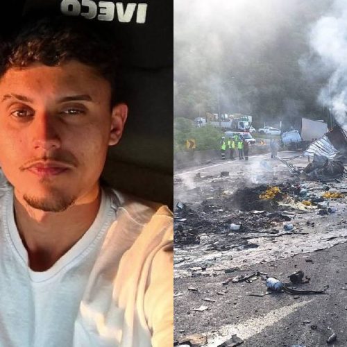 Caminhoneiro morto em engavetamento na BR-376 é identificado