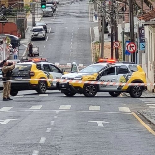 Denúncia de explosivo mobiliza equipes policiais em PG, mas suspeita não se confirma